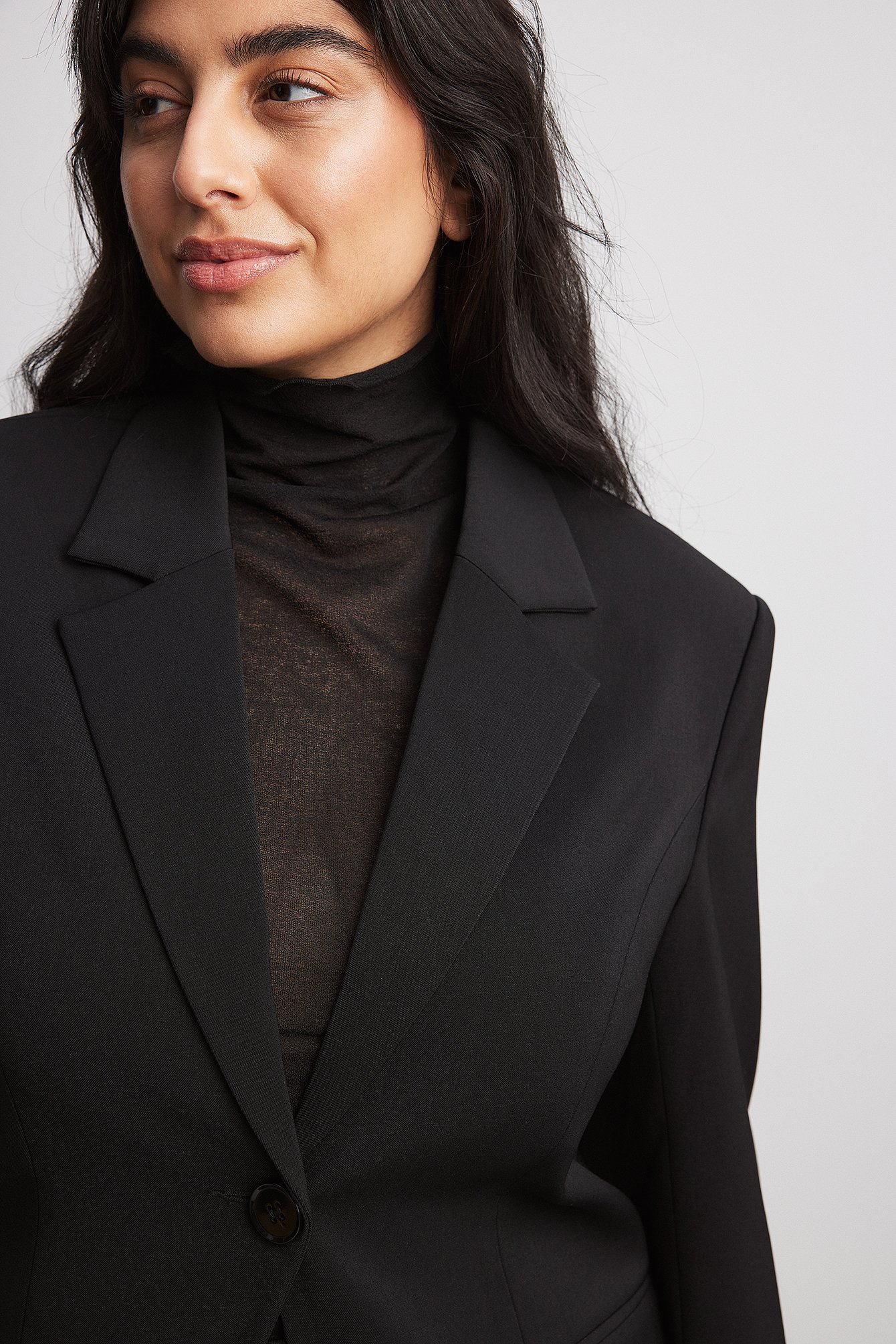 Taillierter Blazer mit einem Knopf