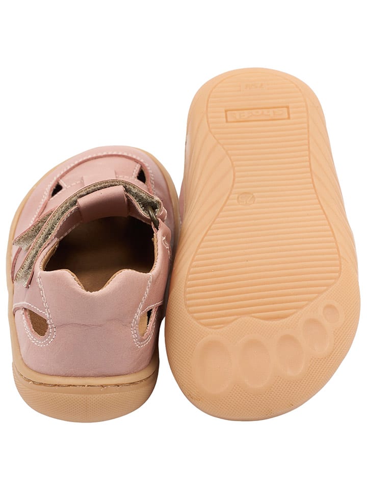 POM POM Leder-Barfußschuhe in Rosa günstig kaufen