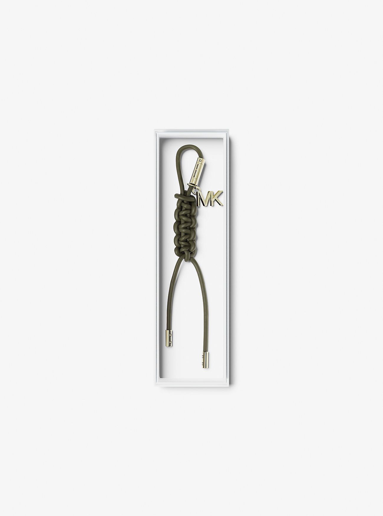 Gold-Tone and Braided Cord Bag Charm - IVY