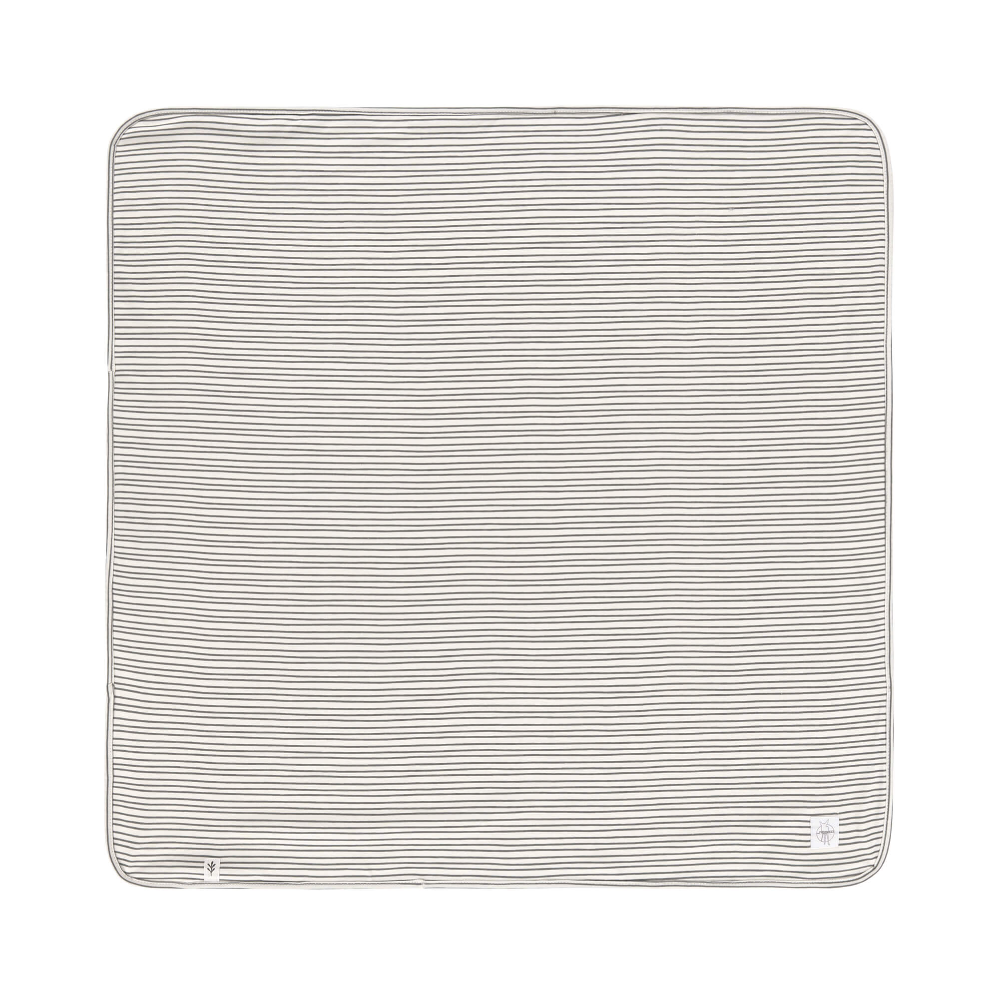 Babydecke - Bio Baumwolle, Striped Grey