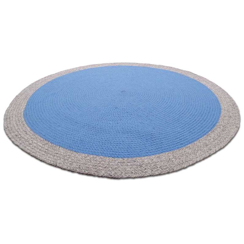 Tapis laine tressée 120cm NOLAN