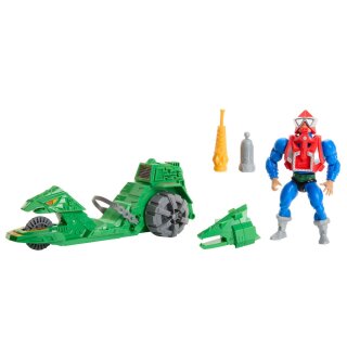 Masters of the Universe Origins Actionfigur mit Fahrzeug: Mekaneck & Ground Ripper