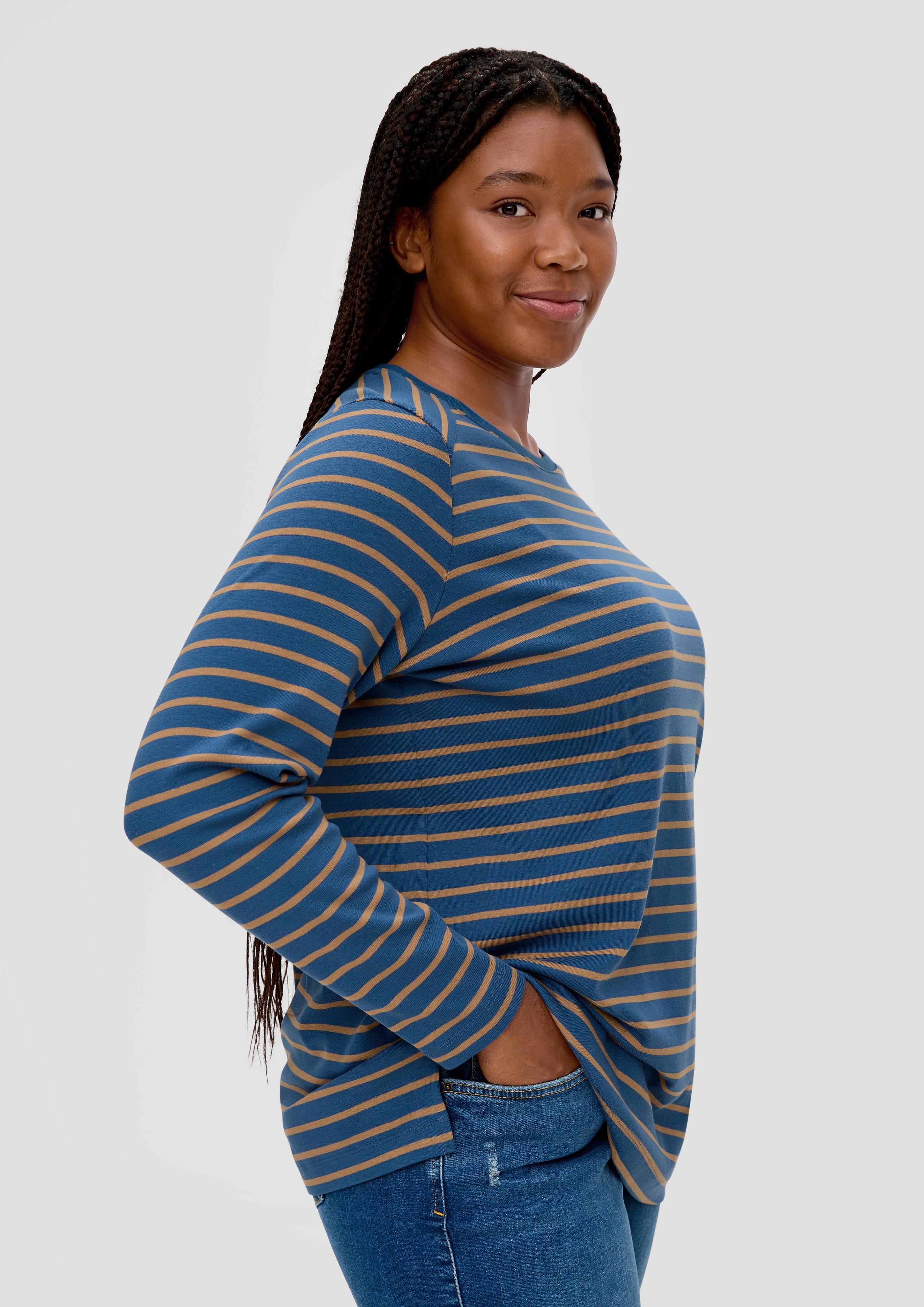 Langarmshirt aus Baumwollstretch  2135879-57G0