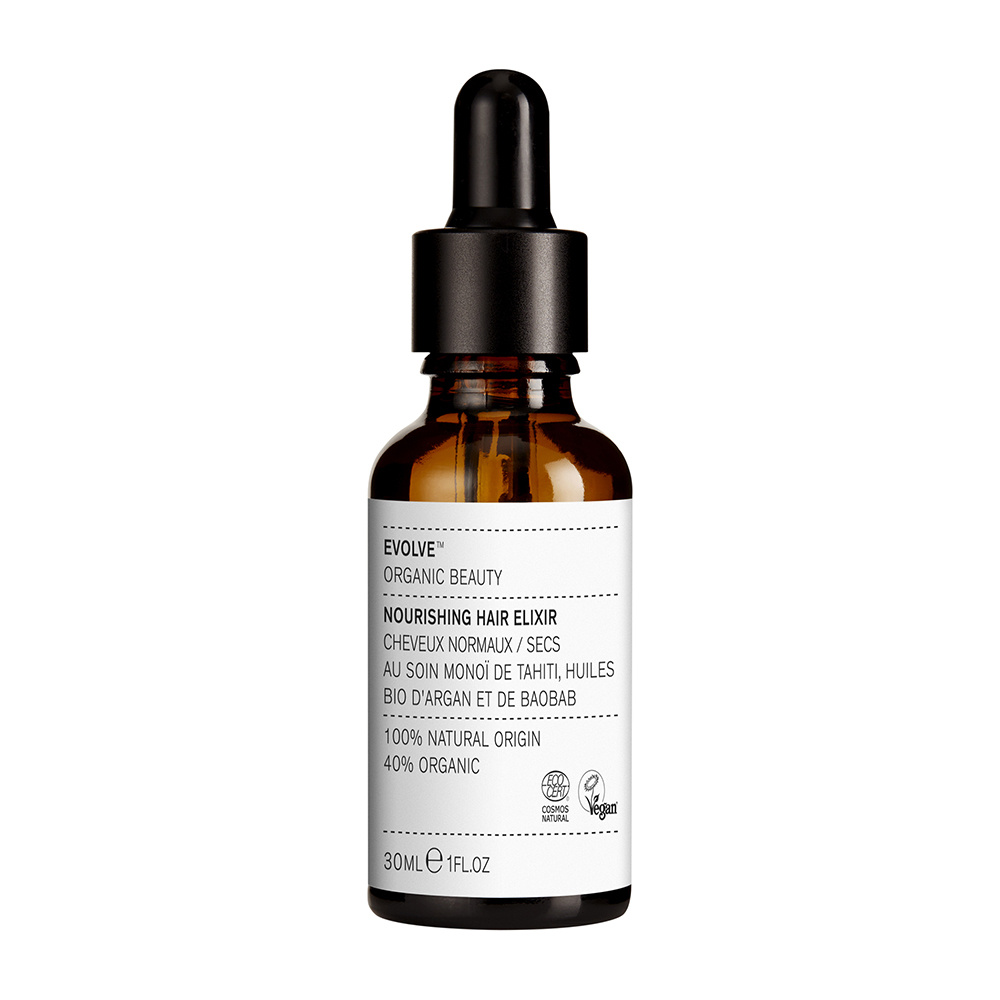 evolve organic beauty NOURISHING HAIR ELIXIR Sérum capillaire anti-frisottis