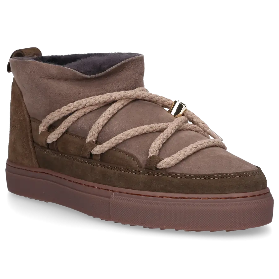 INUIKII - Snowboots CLASSIC LOW Veloursleder - grau