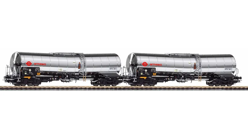 PIKO H0 58253 H0 2er Set Chemiekesselwagen ermewa VI