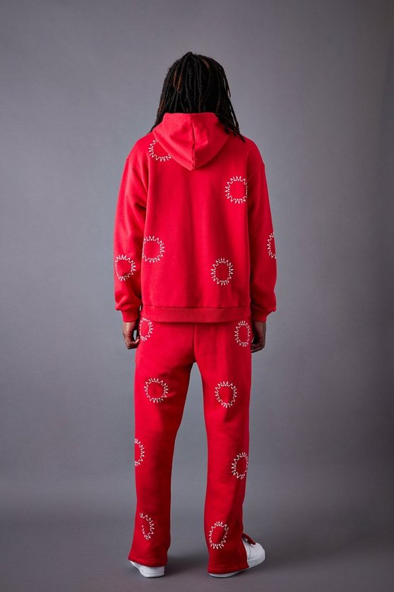 Oversize Man Dash Trainingsanzug mit Reißverschluss und geteiltem Saum