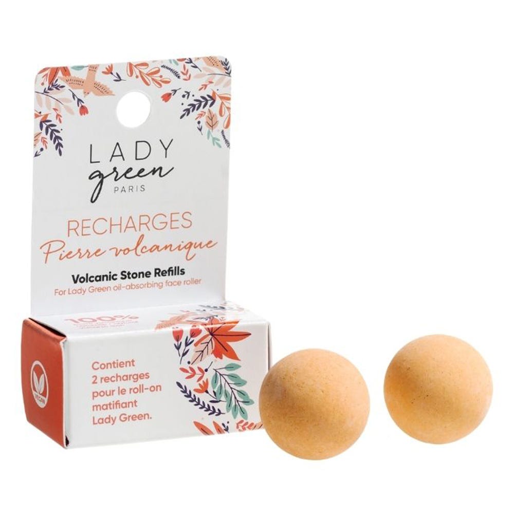 LADY green Gesichtsroller Vulkanstein Refill