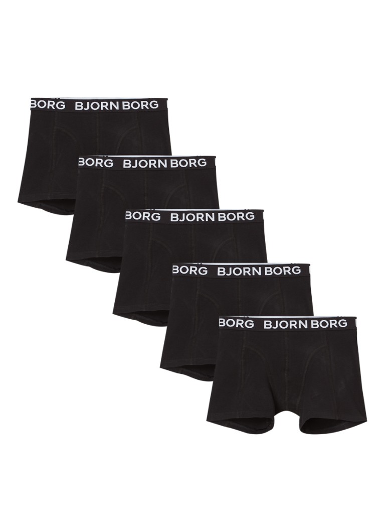 Boxeri Björn Borg Core cu bandă cu logo, set de 5