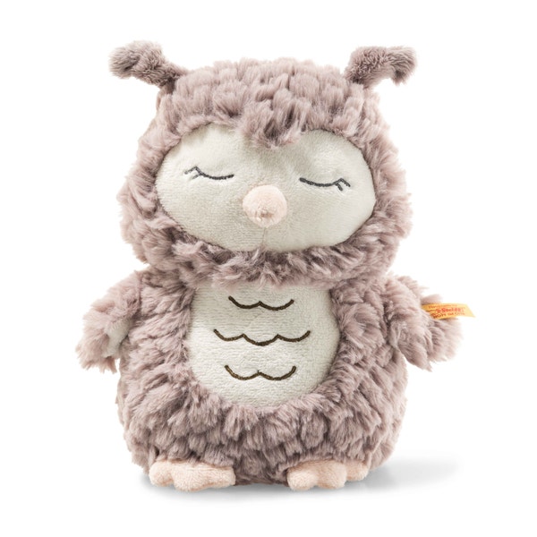 Ollie Eule, 23 cm, beige