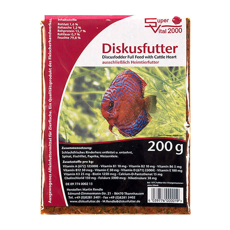 SV 2000 Frostfutter SV 2000 Diskusfutter 20 x 200 g