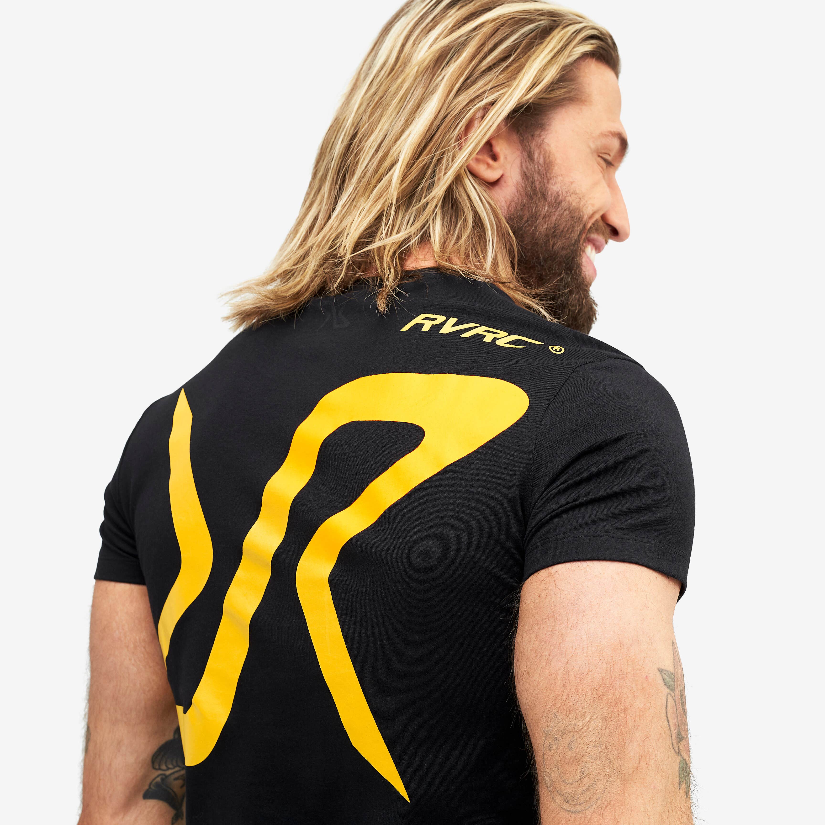 Fat Logo Tee 2.0 Homme Black/Yellow