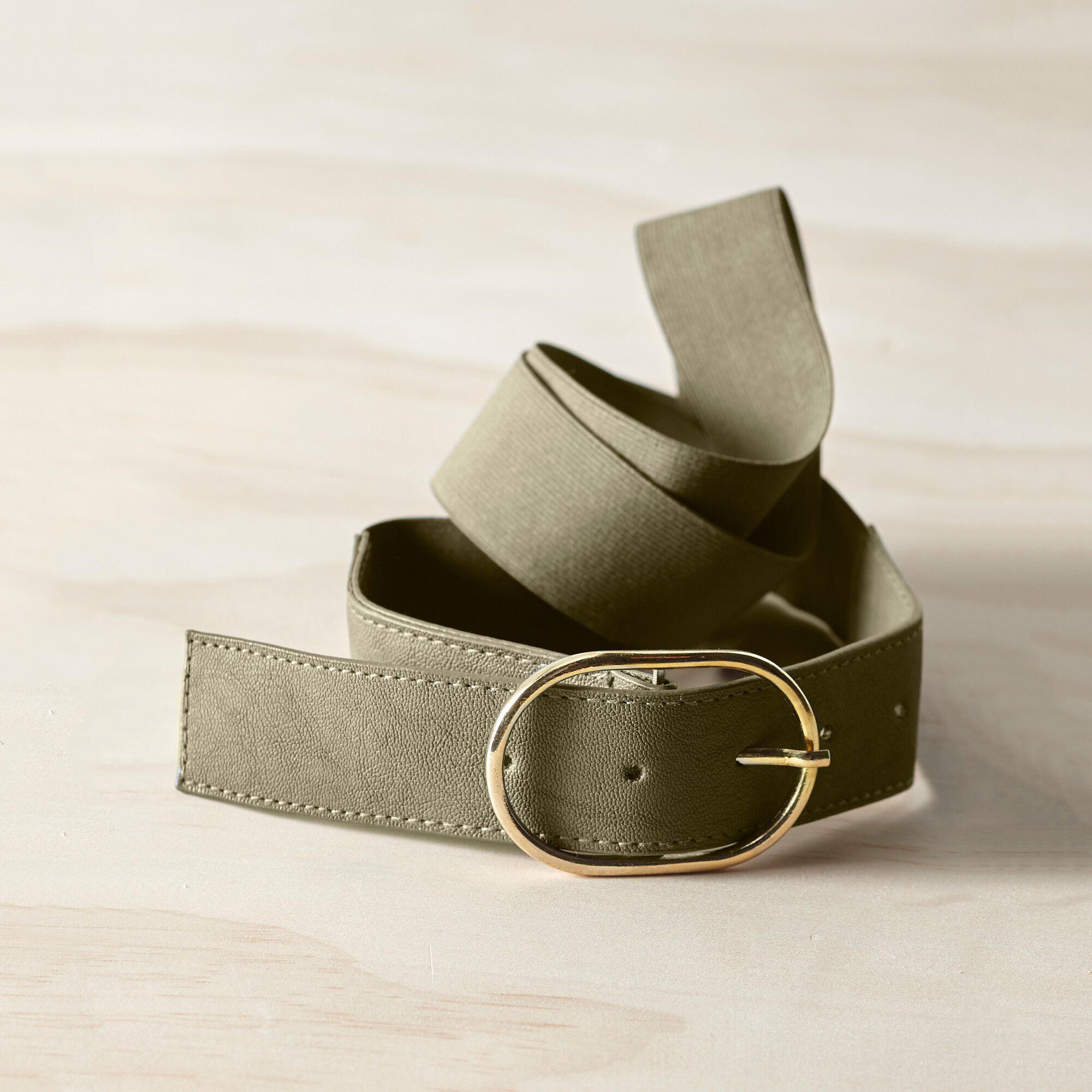 Ceinture élastiquée boucle métal