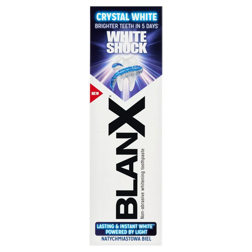 Οδοντόκρεμα BlanX White Shock, Άμεση Λευκότητα