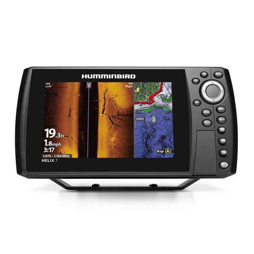 Humminbird Helix 7 G4N Chirp + Mega SI Fishfinder, TA and Temperature Transducer