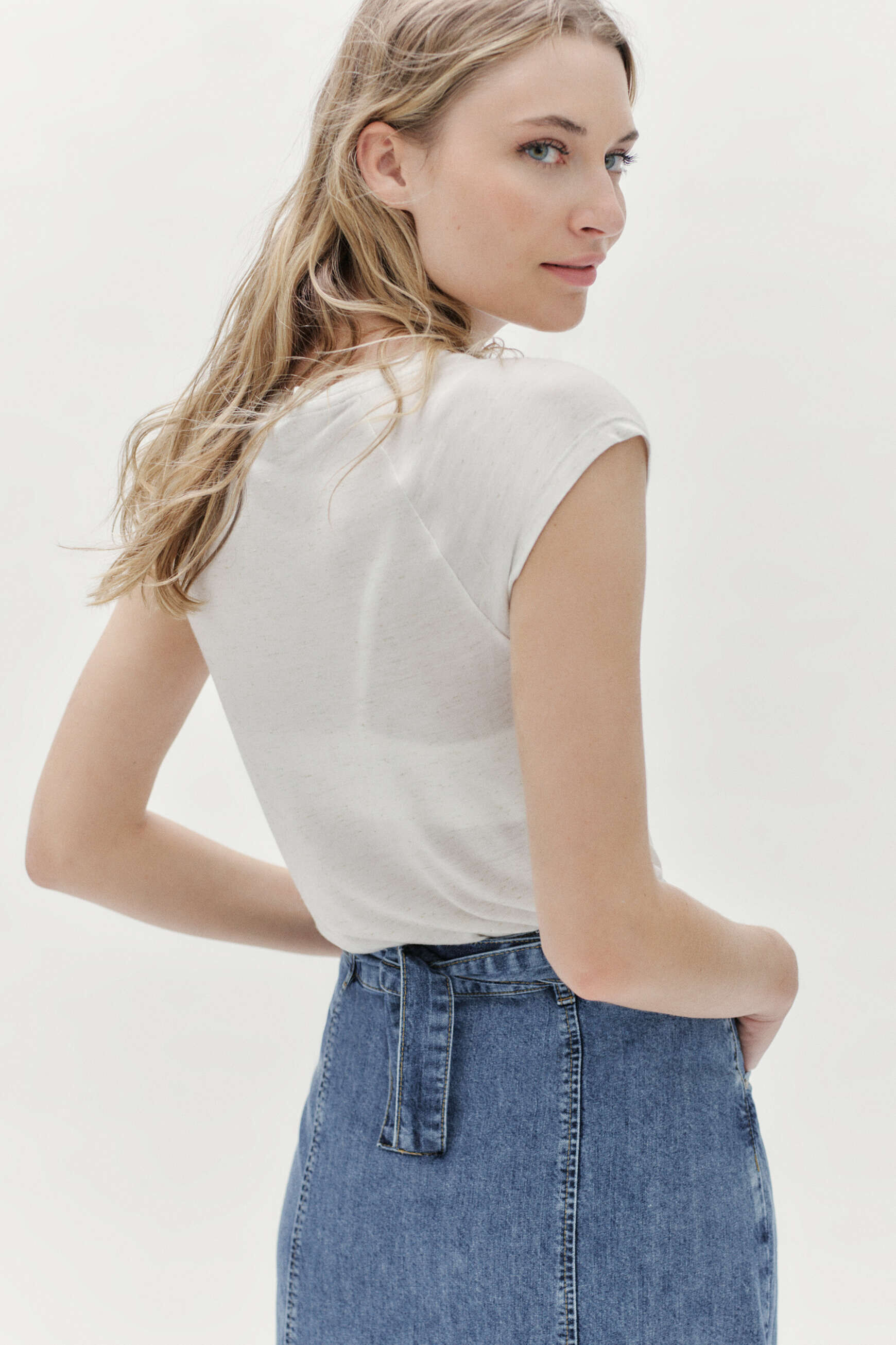 t-shirt dakota ivoire femme