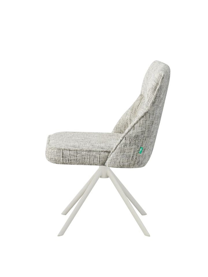DUBI Möbel 2er-Set: Drehstuhl LINNEA in Hellgrau - (B)49 x (H)85 x  (T)62 cm günstig kaufen onesize