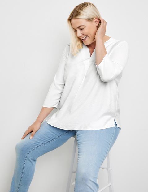 Feine 3/4 Arm Bluse