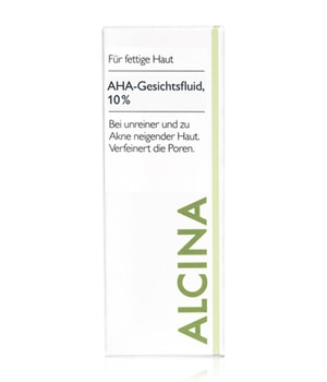 ALCINA Fettige bis Mischhaut AHA-Gesichtsfluid 10% Gesichtsfluid-50 ml