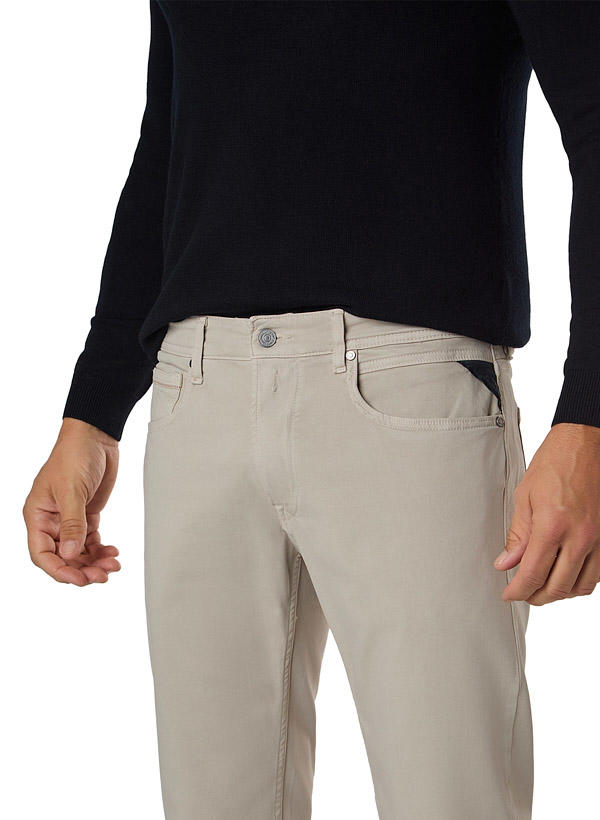 Replay, Hose, Baumwolle, greige