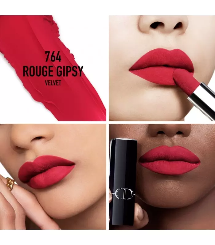 ROUGE DIOR NEW VELVET Rouge à lèvres confort et longue tenue