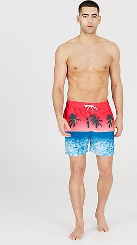 CRUZ Badeshorts Farell mit stylischem Print