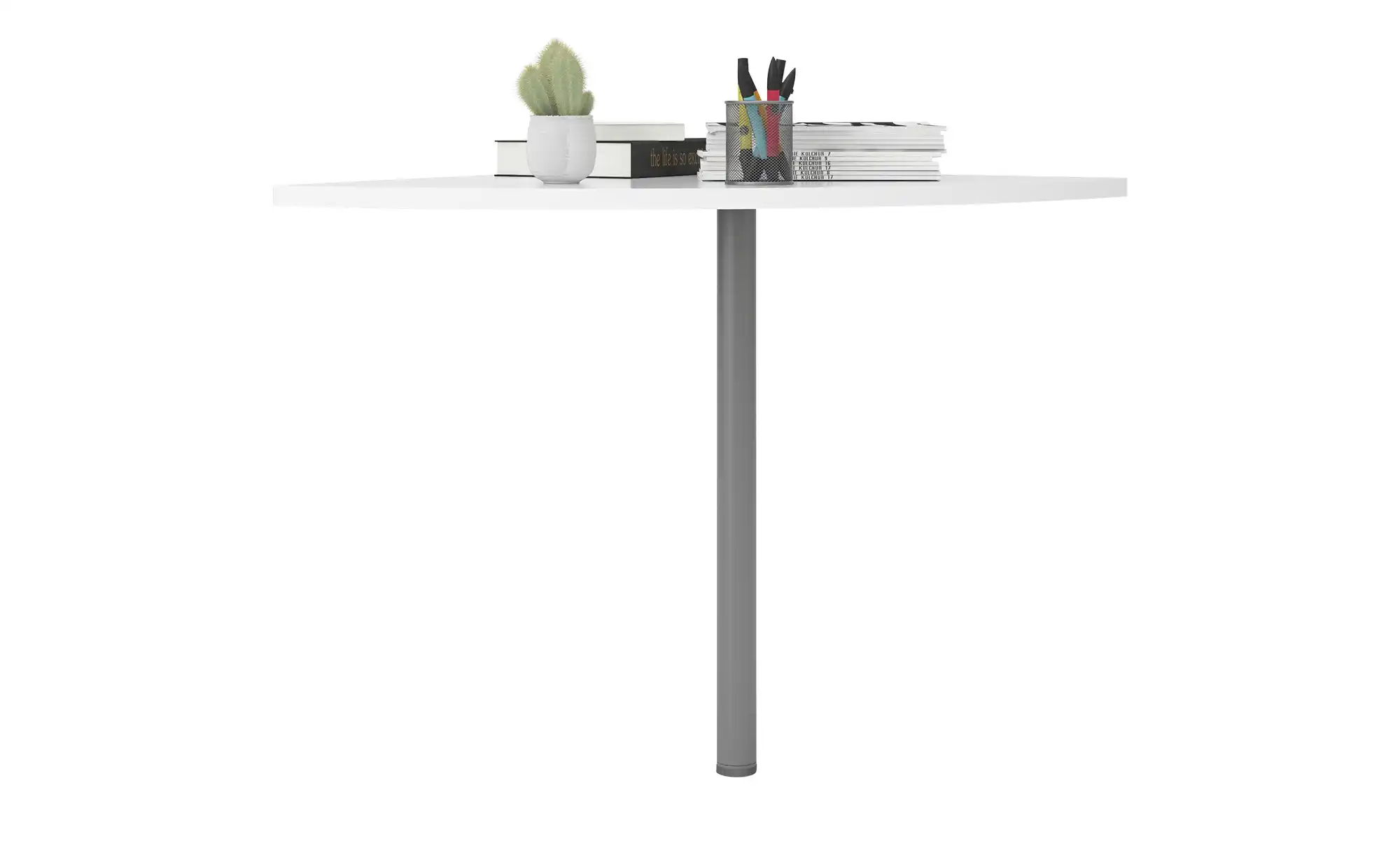 Schreibtisch Eckplatte mit Stützfuß