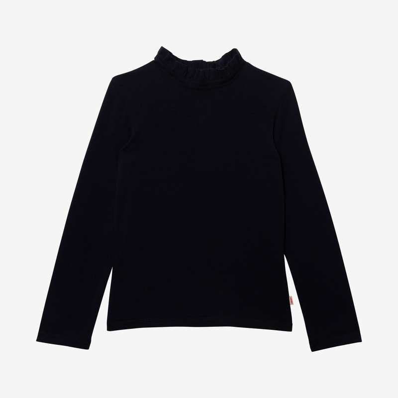 T-shirt fille collerette marine bleu Catimini