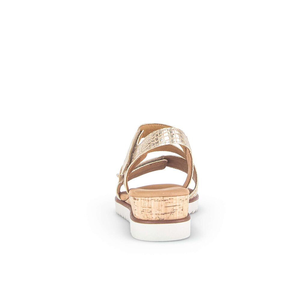 Gabor comfort Keilsandalette gold
