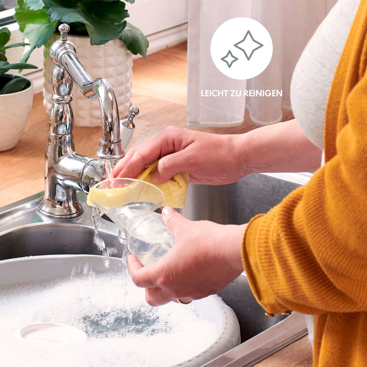 Auffangbehälter für Muttermilch Silikon, 1 St