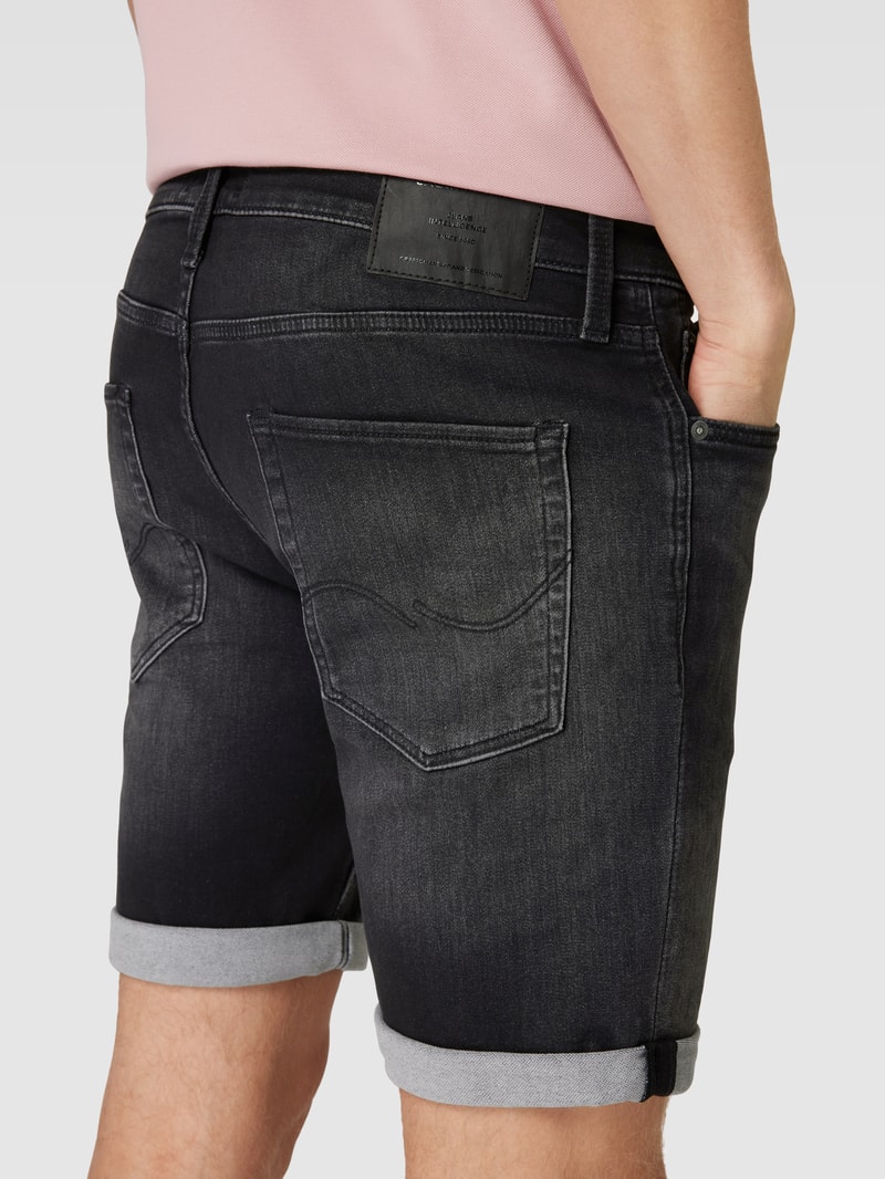 Bermudas mit 5-Pocket-Design Modell 'RICK' in anthrazit