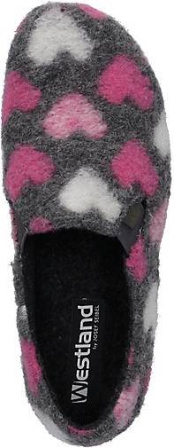 WESTLAND Hausschuh Cadiz 08, rosa-multi