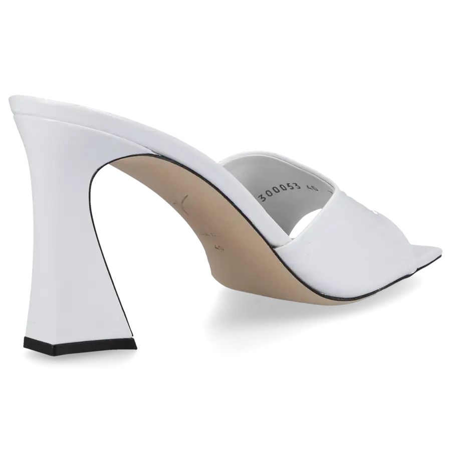 Giuseppe Zanotti - Pantoletten SOHLENE Lackleder - weiß