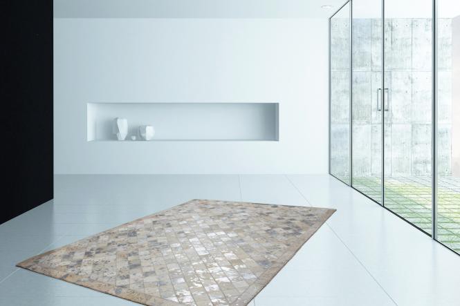 Kayoom Lavish 210 Grau / Silber 80cm x 150cm