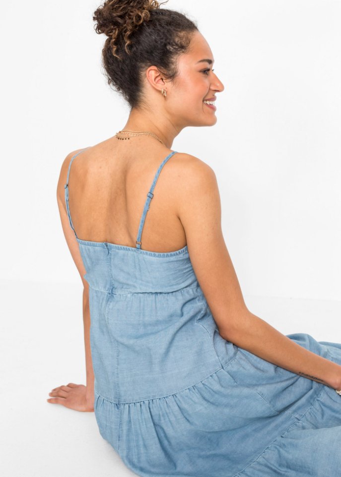Oversize- Kleid in Jeansoptik mit TENCEL™ Lyocell