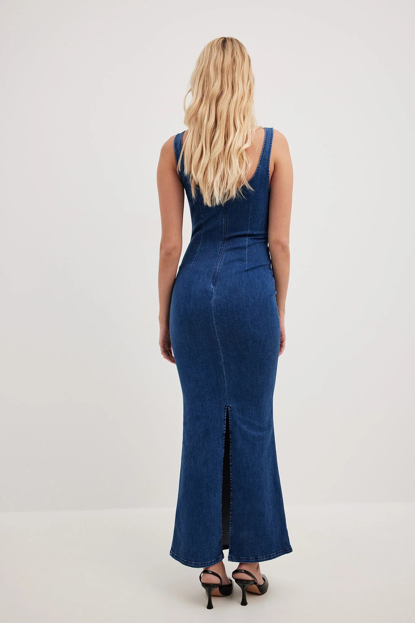 Maxikleid aus Denim