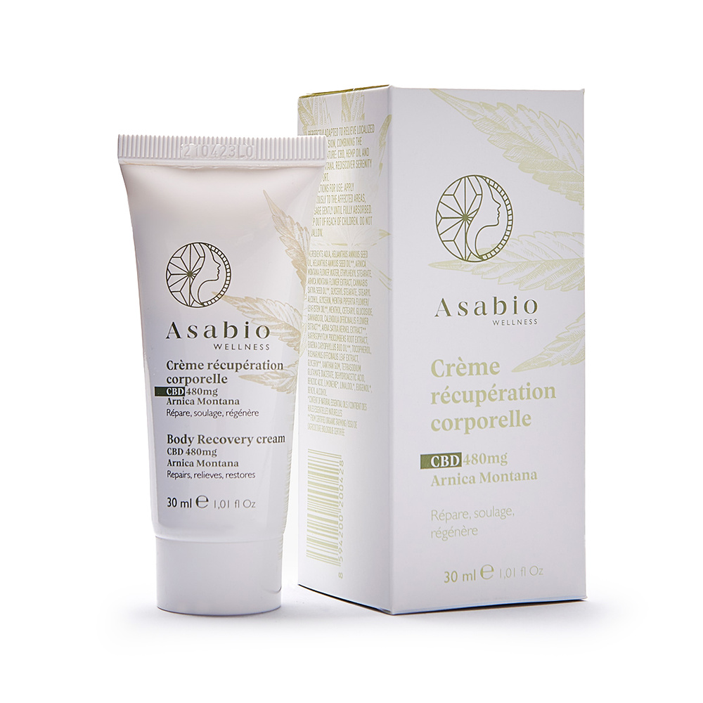 asabio Crème Récupération Corporelle Crème Anti Douleurs