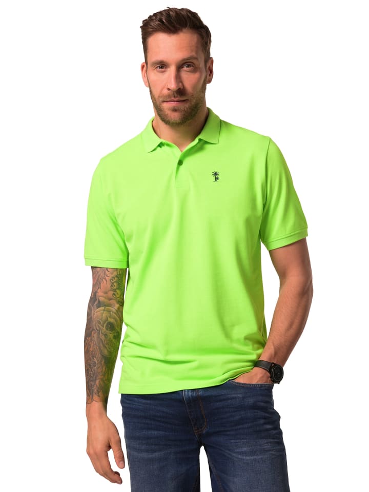 JP1880 Poloshirt in neon green günstig kaufen