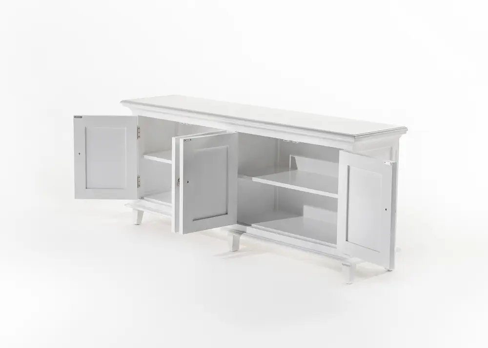 Novasolo Küchenbuffet Skansen Verstellbare Regale, Double-Bay Hutch Kabinett