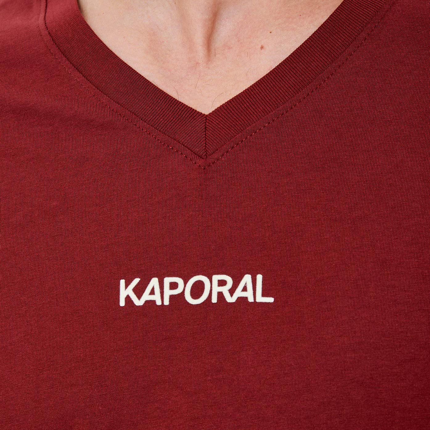 SETER  T-shirt bordeaux homme 100% coton bio