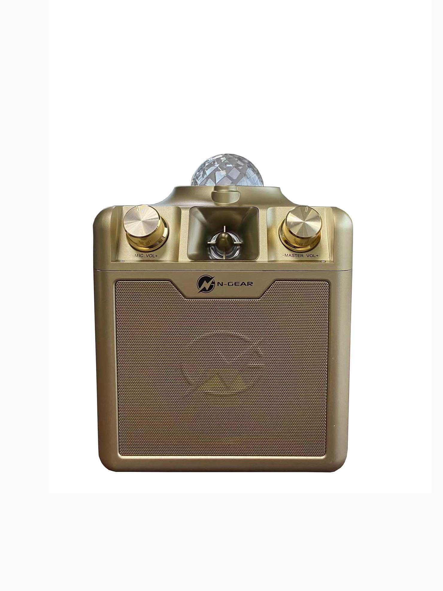 N-GEAR Party Disco Star710 Bluetooth Lautsprecher Karaoke Laser Licht Bluetooth-Lautsprecher (Bluetooth)