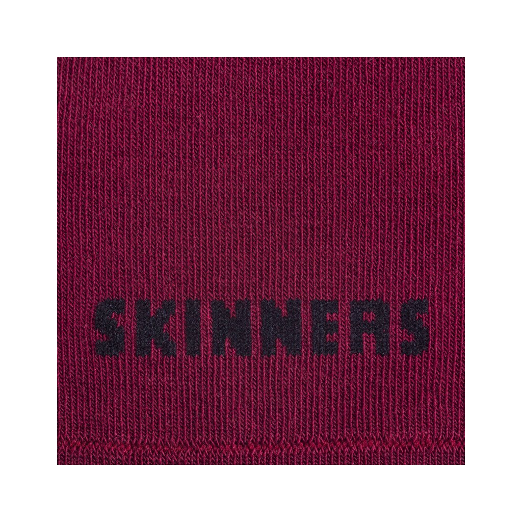 Skinners No Show Carmine Barfußsocken aus Baumwolle, 2 Paare