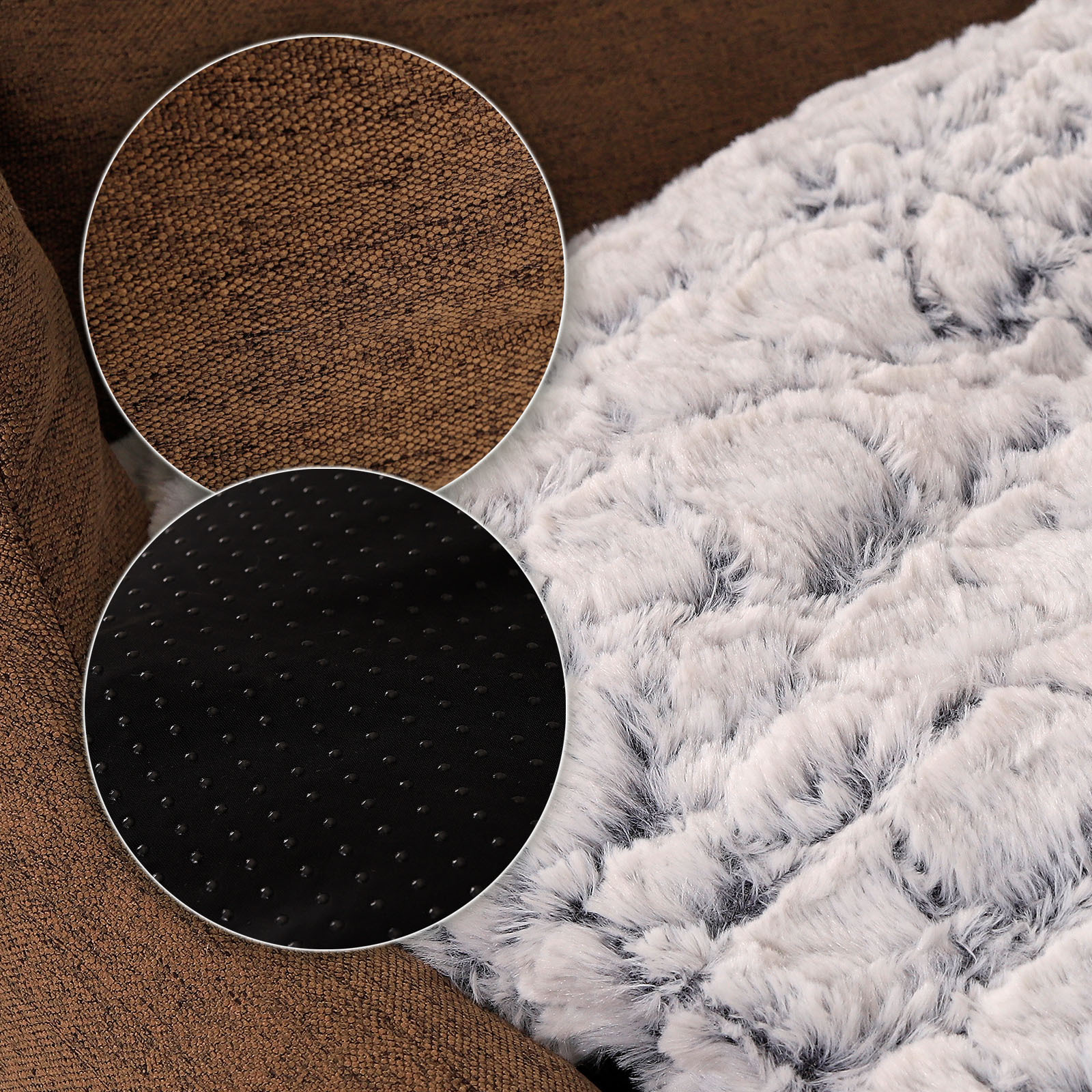 Lionto Hundebetten Lionto Hundebett mit Wendekissen meliert L