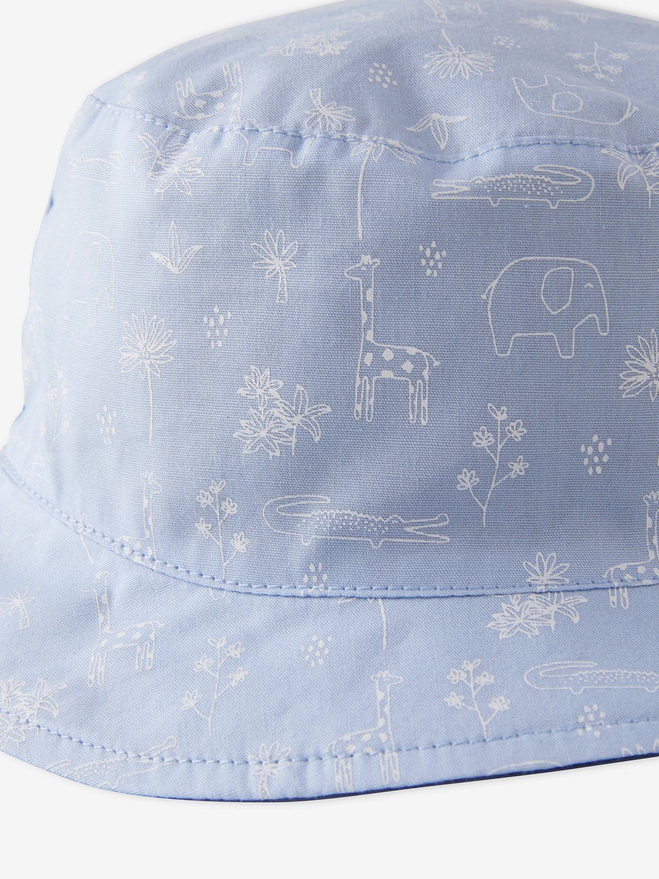 Bob réversible animaux bébé garçon lot bleu clair