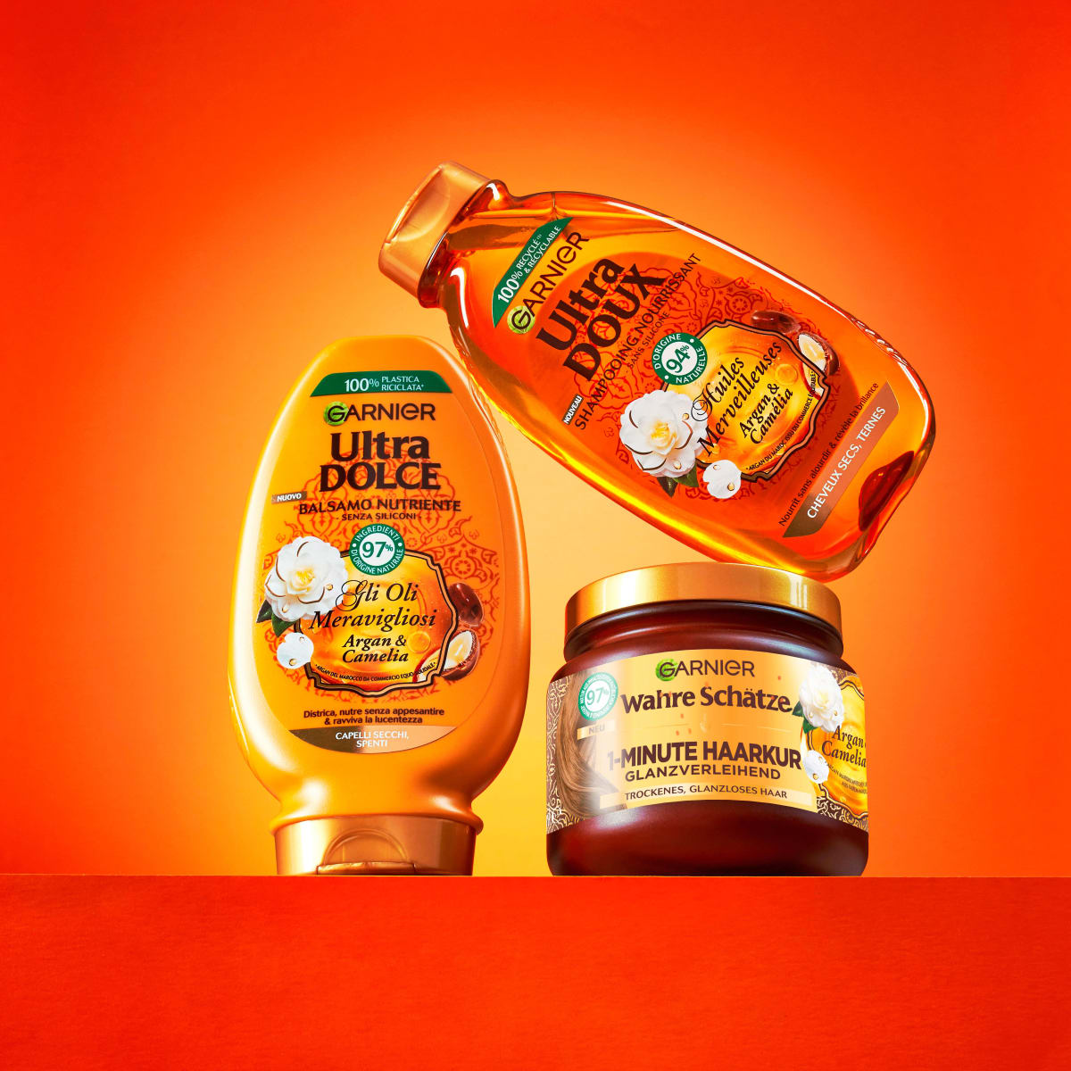 Haarkur 1-Minute Argan & Camelia-Öl, 340 ml