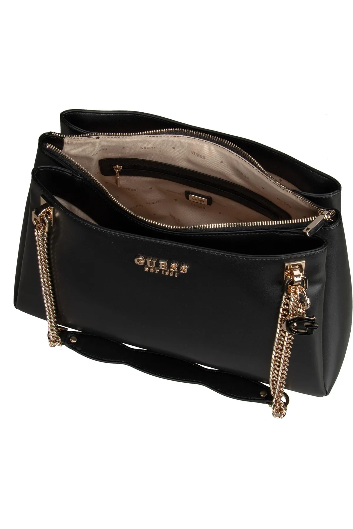 Guess  Handtasche - Schwarz - Unifarben
