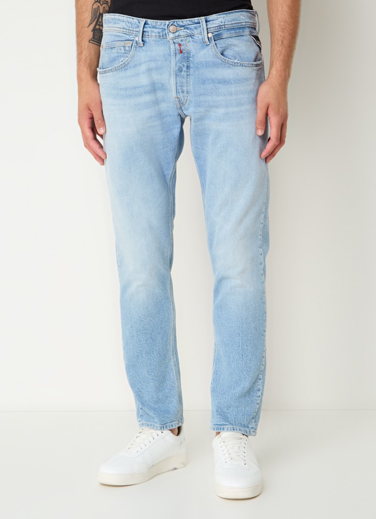 Replay Willibi slim fit jeans with light wash
