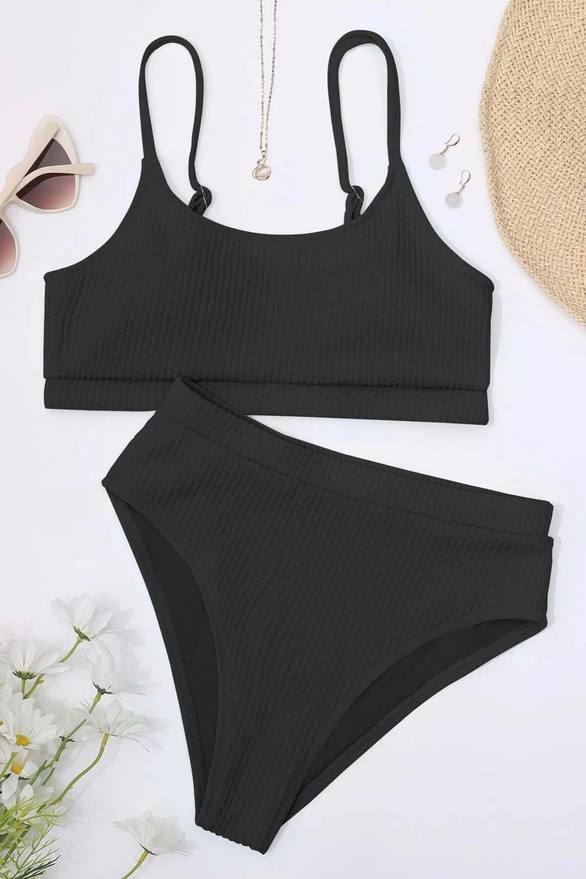 Angelsin  Bikinihose aus Spezialstoff mit hoher Taille