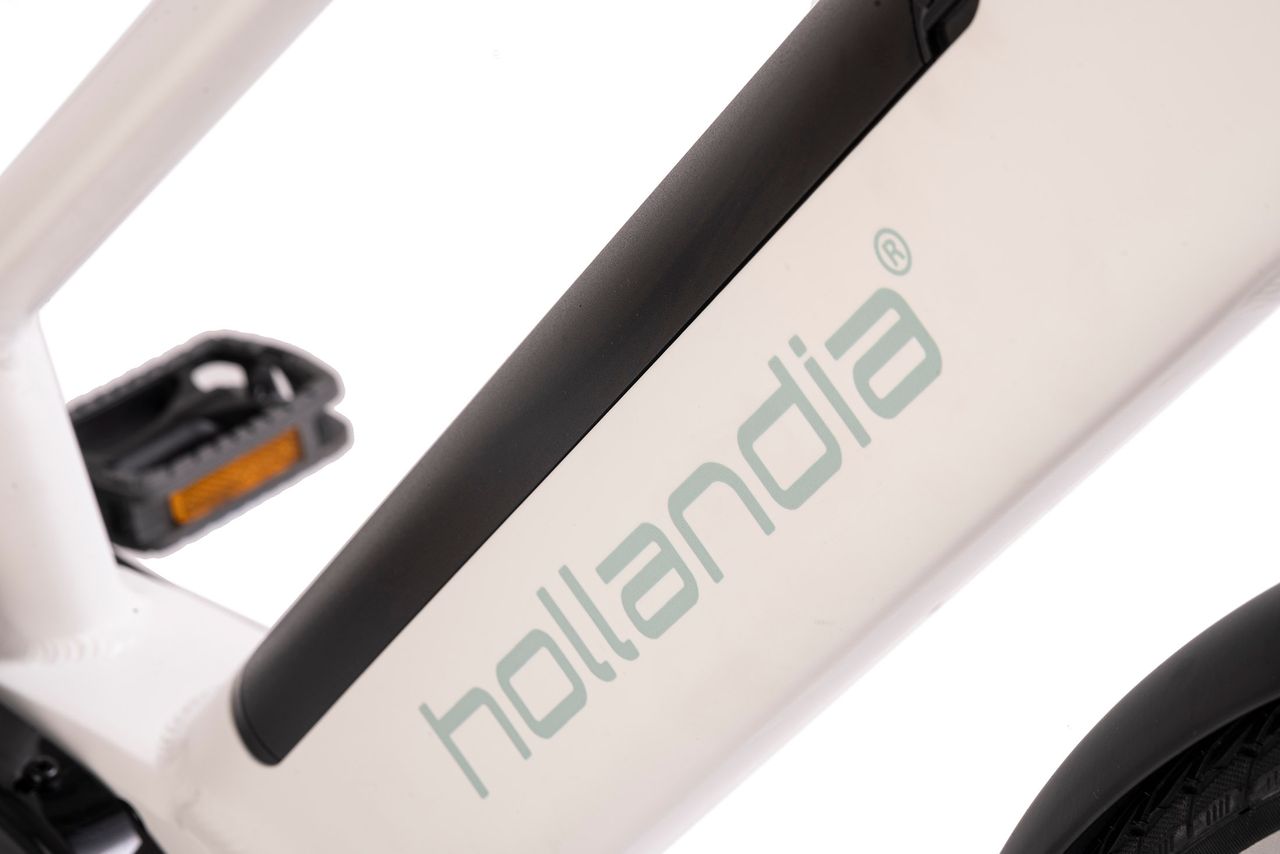 Hollandia Alu E-Citybike Damen Mantova 28'' E-Bike weiß 250 Watt Li-Ion 36V/10,4 Ah 7 Gänge