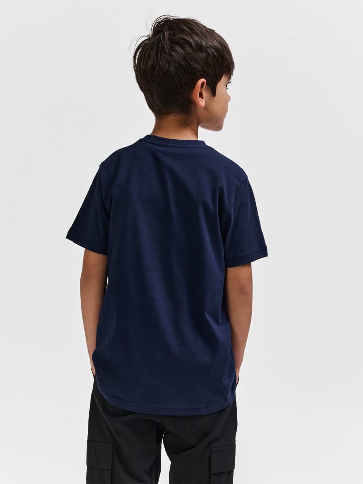 Hummel Hummel T-Shirt Hmltukas Kinder in BLACK IRIS/ICEBERG GREEN günstig kaufen